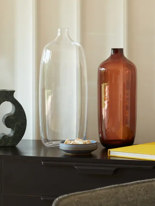 LSA ブラウンガラス 高さ38cm LSA ブラウンガラス 高さ38cm