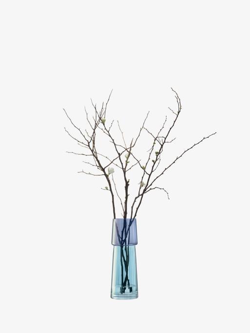 Vase H12.5in, Sapphire | Gems Collection | LSA Interior