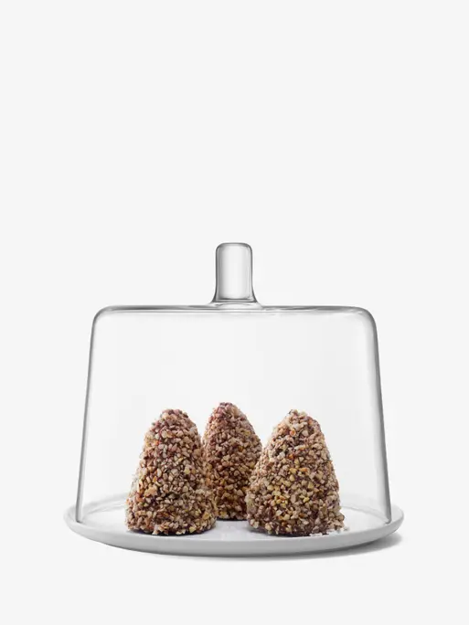 Cheese/Cake Dome 9.5in, clear | Collective | LSA Tableware