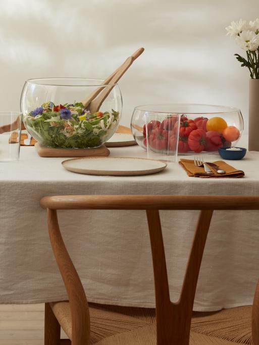 Low Bowl Clear Serve LSA Tableware