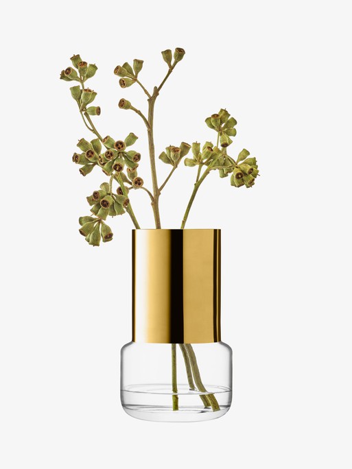 Vase H17cm, Gold | Aurum Collection | LSA Interior