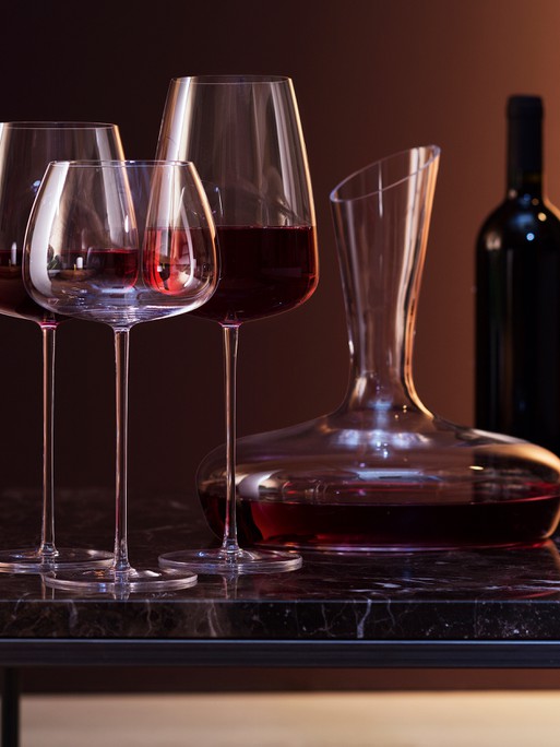Modern Wine Glasses, Yellow Grape , Red Wine Glass, Large Wine
