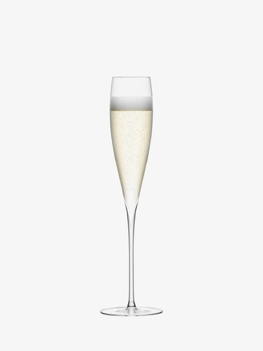 Champagne Flute x 2 7oz, Clear, Savoy