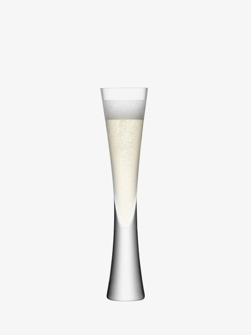 LSA International Moya Champagne Flute Set of 2 - Clear