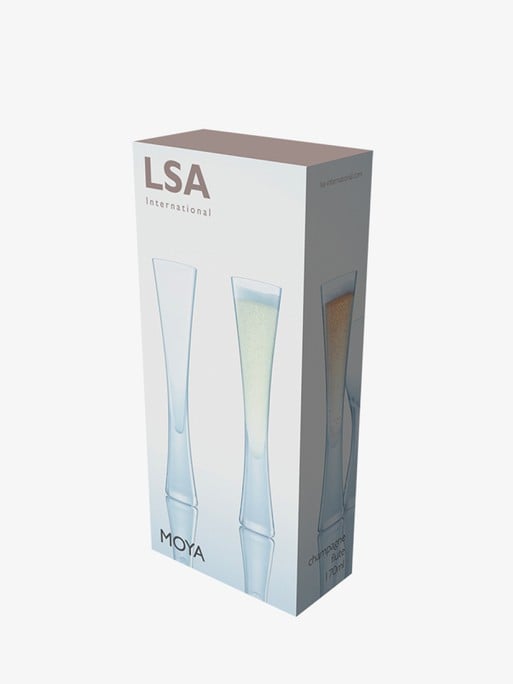 Champagne Flute x 170ml, Clear Moya Collection LSA Drinkware