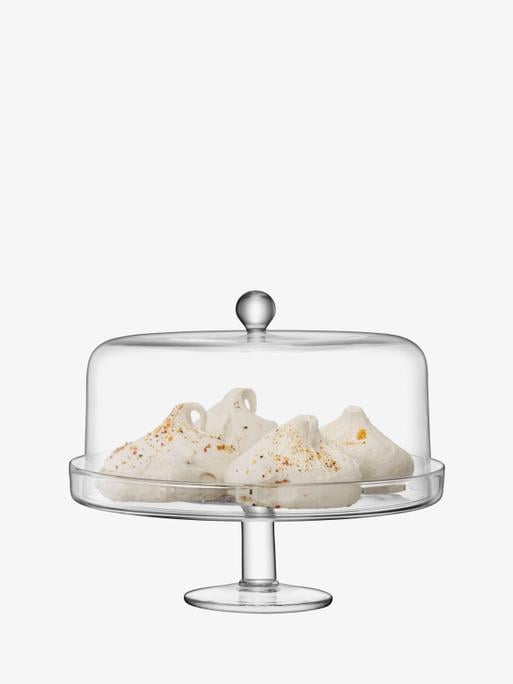 Acrylic cake stand with lid sales