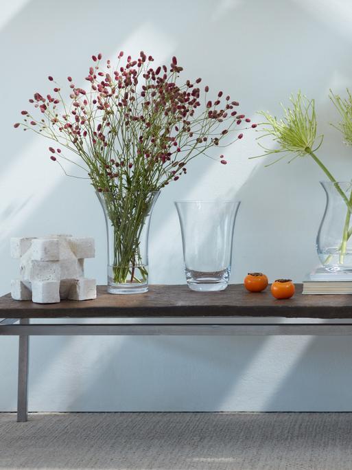 Open Bouquet Vase H23cm, Clear | Flower Collection | LSA Interior